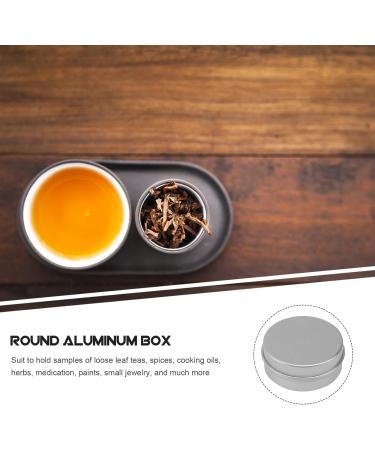 POPETPOP Box Tinplate Jars Candle Tin Screw Lid Round Tin Empty Aluminum Tins Tea Tin Cans Eye Shadow Tin Candle Tin Jar Empty Metal Tins Tin Cans with Screw Cap The Slide Travel Mini - Buy Online on GoSupps.com