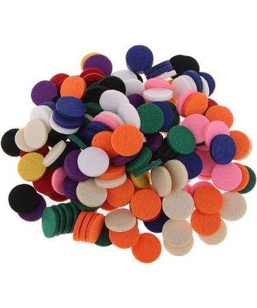 200 Colorful 21mm Oil Refill Pads for Perfume Medallions & Diffusers | Essential Oil Accessories - Buy Online on GoSupps.com