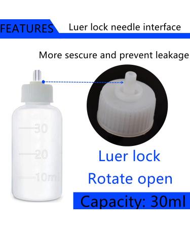 Expesumas 30ml Glue Applicator Bottles - 6 Pcs Plastic Dropper Bottles for Crafts & DIY Projects - Buy Online on GoSupps.com