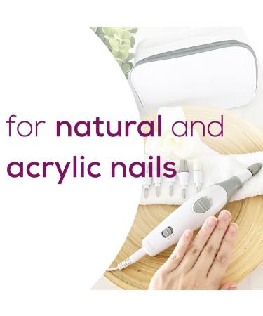 Beurer MP32 Electric Nail Drill 7 Attachments 3 Speeds with Storage Case - Nail Care Tool Kit for Manicure Pedicure - 7 Piece Set - Buy Online on GoSupps.com