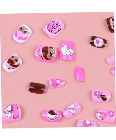 POPETPOP Children Fake Nail 3 Sets Kids False Nail Kids Art Fake Nail Nail Stickers Nail Art Decals Colorful Kids Nail Stickers Child Cartoon Fake Nail Patch Cartoon Nail Art Sticker - Buy Online on GoSupps.com
