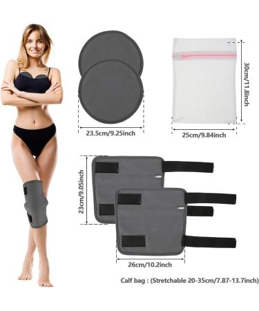 5 Pack Oil Wrap Pack for Knee Oil Liver Wrap Pack Kit Oil Wrap Organic Cotton Flannel Reusable Oil Compress Wrap Pad for Liver Detox Inflammation - Buy Online on GoSupps.com