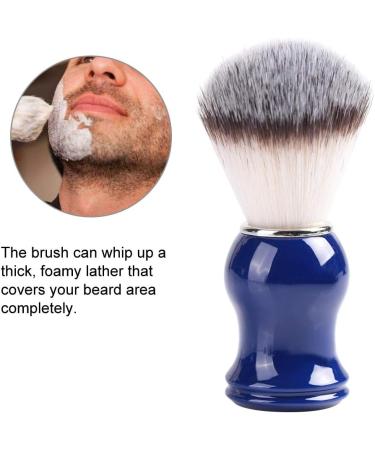 Handmade Pure Badger Hair Shaving Brush for Men | Safe & Eco-Friendly | Nylon Wool Blue Handle - Buy Online on GoSupps.com