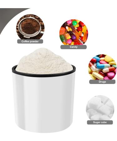 ROCKY&CHAO Stainless Steel Protein Shaker 700ml + 200ml - Double Wall Mixer with Powder Compartment & Ball - Ideal for Fitness & Sports (White) - Buy Online on GoSupps.com