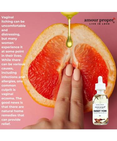 Amour Propre Sweet Yoni - Sacred Feminine Oil | 1oz | Eliminates Odor Restores PH Balance Heals and soothes Organic Herbal Yoni Blend Made with Lavender Rose & Chamomile Oils 1 Ounce - Buy Online on GoSupps.com