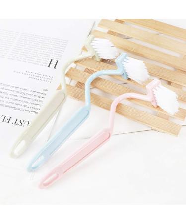 Toilet for Rim Brush Bow Curved Flush Brush Bathroom Cleaning Suppl