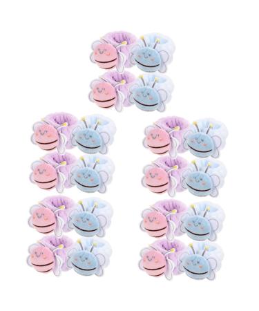 FRCOLOR 20 Pcs Face Wash Wristband Elastic Hair Ties Convenient Wrist Bands Wrist Wraps for Washing Face Wrist Cuffs Absorbent Wristbands Car Diffuser Wash Arm Towel Flannel Bee Armband