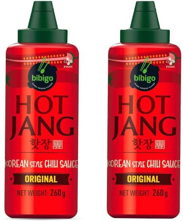 CJ Bibigo Hot Jang - Korean Style Chilli Sauce Original Dipping Sauce 260g (Pack of 2) - Buy Online on GoSupps.com