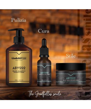 Buy The Goodfellas Smile Abysso Beard Care Oil 30ml | Premium Beard Oil for Soft Healthy Beard | International Shipping Available - Buy Online on GoSupps.com