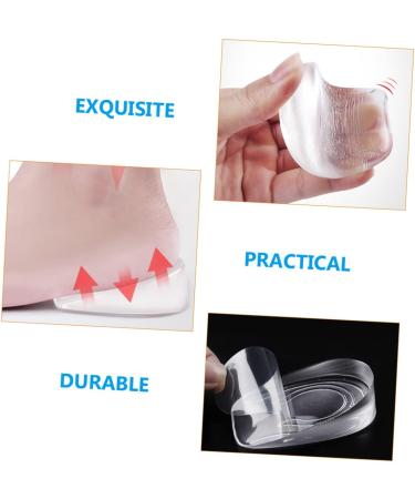 FOMIYES Heightening Insoles - 8 Pairs of Silicone Gel Heel Lift Pads for Women & Men - Invisible Comfort & Support - Buy Online on GoSupps.com