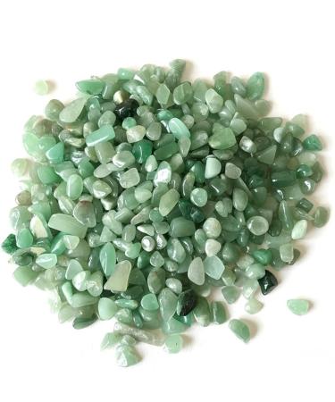 Collection 100g 5-7mm Natural Dong ling Jade Gravel Crystal Stone Rock Healing Gemstone Green Aventurine for Fish Tank Home Decor (Color : 100g 9 12mm)
