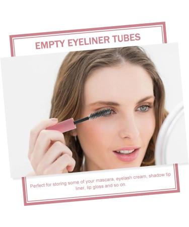 Beavorty 20 Pcs Mascara Tube Cosmetic Containers Eyelash Applicator Eyeliner Liquid Containers Abs Pink - Buy Online on GoSupps.com