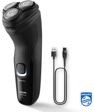 Philips Electric Shaver Series 3000X - SkinProtect Technology, Wet & Dry Shaver for Men in Deep Black, Pop-up Trimmer, Ergonomic Design - Model X3001/00 - Buy Online on GoSupps.com