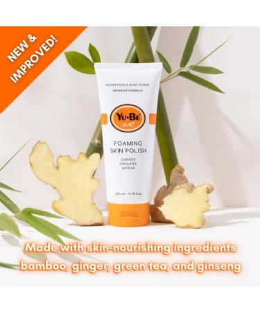 Yu-Be Foaming Polish Exfoliating Scrub & Face Wash Duo - Hydrating Exfoliant for Smooth Skin - 6.75 fl oz 2 Pack - Buy Online on GoSupps.com