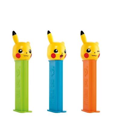 Pez Best Of Various Characters 1+2 Impulse Packs 17g Sour Fruit Fizz Refills EXTRA Fruit Refill (Pokemon RANDOM &refills 1 Pack) Pokemon RANDOM &refills 1 Count (Pack of 1)