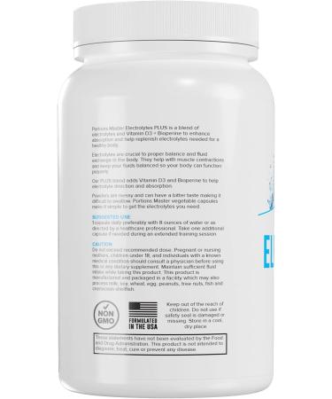 Buy Electrolyte Vitamin D3 + BioPerine - 690mg 100ct Vegetable Capsules for Enhanced Absorption | International Shipping - Buy Online on GoSupps.com