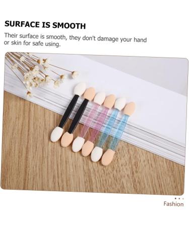 VINTORKY 40pcs Sponge Stick Mini Cosmetic Brushes Eyeshadow Application Brush Glitter Eyeshadow Plastic Abs - Buy Online on GoSupps.com
