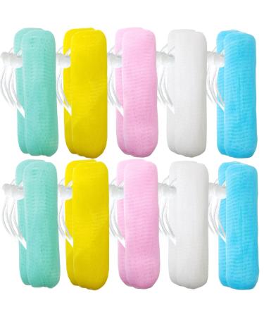 GXXMEI 20PCS Exfoliating Mesh Soap Pouch Mesh Soap Saver Bag Bubble Foam Net for Body Facial Cleaning Tool  5 Colors - Buy Online on GoSupps.com
