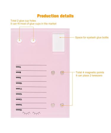 3-in-1 Lash Extension Pallet & Holder | Acrylic Lash Tiles & Strip Trays | Essential Tools for Professional Eyelash Extensions - Buy Online on GoSupps.com