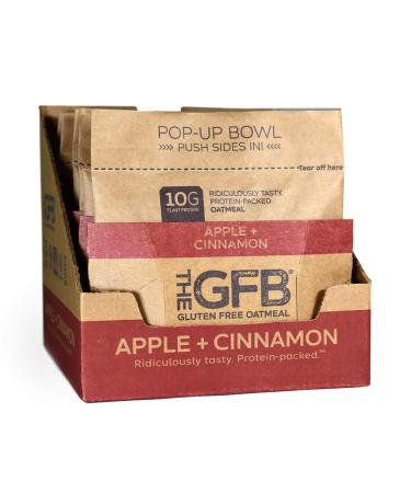 The Gluten Free Bar, Oatmeal Cup (Pop-up), Apple Cinnamon, 2.1 Ounce, Vegan, Dairy Free, Non GMO, Soy Free Apple Cinnamon 2 Ounce (Pack of 6)