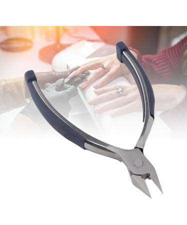 Cuticle Trimming Nipper Stainless Steel Dead Skin Remover Clipper Easy to Use for Manicure with Power Plier Suitable for Nail Art Accessories Rubber Grip - Buy Online on GoSupps.com