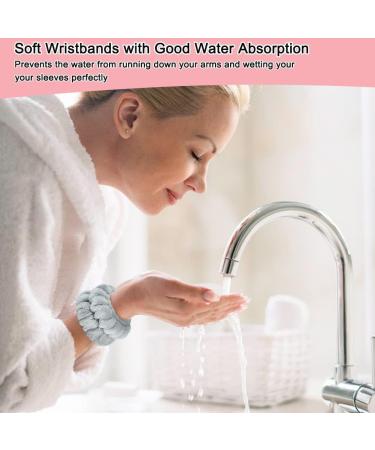 Shintop 8 Pieces Face Wash Bracelets - Gray White Pink Blue | Durable & Stylish for Daily Skincare - Buy Online on GoSupps.com