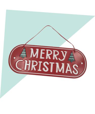 Yardenfun Ornament Christmas Hanging Decoration Christmas Door Decorations House Number Decorative Items Iron - Buy Online on GoSupps.com