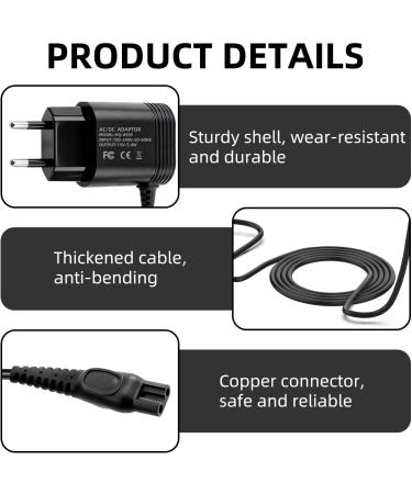 15V HQ8505 Rasoir Chargeur Compatible avec Philips 3000 5000 7000 9000 MG7745 MG7730 MG7720 MG7710 QP6510 QP6520 QP6530 QP6541 QP6550 QP6620 QP6650 QP6651651 Tondeuse Barbe Bodygroom avec 1.2M Cable - Buy Online on GoSupps.com