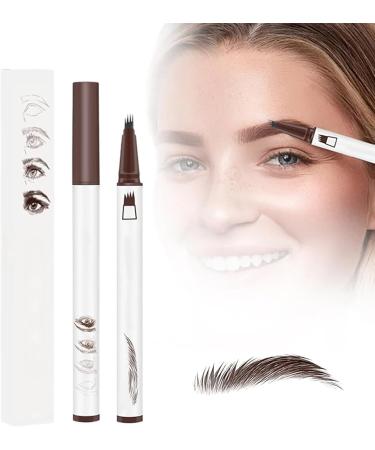 4 Fork Tip Eyebrow Pen Eyebrow Pencil Eye Brow Pencils for Women Long-Lasting Eyebrow Pen Eyebrow Pencil (Brown) - Buy Online on GoSupps.com