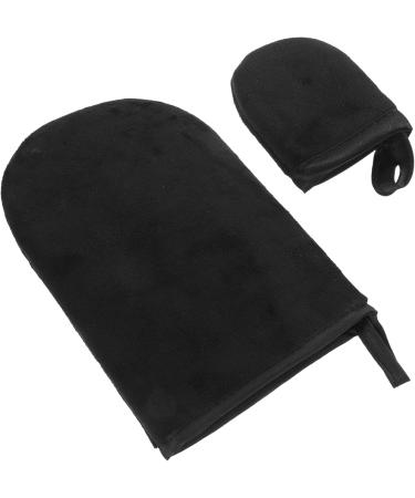 TOVINANNA 2 Sets Tanning Gloves Gel Nail Gloves Sun Gloves Versatilen Gloves for Gel Nails Manicure Hand Protectors Hand Covers Tanning Lotion Applicator Pe Flocking Black Agent - Buy Online on GoSupps.com