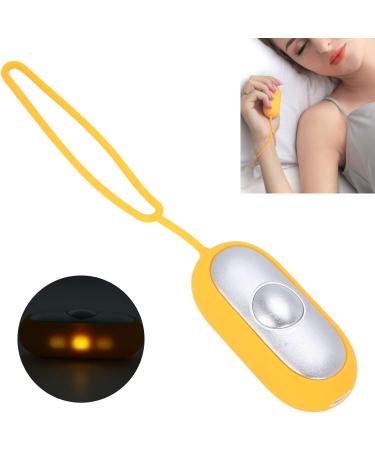Domigard Microcurrent Sleep Aid Device - USB Charging for Insomnia Relief and Stress Reduction (Yellow) - Buy Online on GoSupps.com