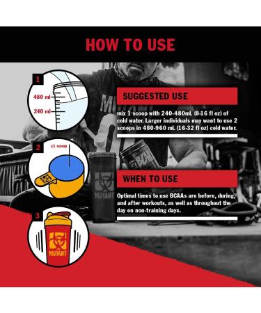 MUTANT BCAA 9.7 Sweet Iced Tea 1044g Powder - Amino Acid & Electrolyte Support - Buy Online on GoSupps.com