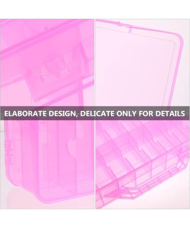 FRCOLOR 1pc Nail Polish Storage Box Nail Organizers and Storage Portable Jewelry Organizer Beads Storage Organizer Drawer Jewelry Organizer Clear Makeup Drawer Car Cosmetic Travel Plastic Pnik - Buy Online on GoSupps.com