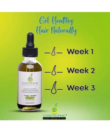 Organic Rosemary Hair Growth Oil - 2.0 Fl Oz - Natural Hair Treatment - Buy Online on GoSupps.com