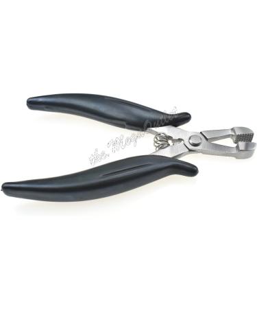 Professional Hair Extension Pliers - Steel Micro Bead & Ring Removal Tool - Rust-free Keratin Bond Remover - For Crushing Fusion Bond Hair - Ideal for All Keratin Types - Great for Salon & Hairdresser - Buy Online on GoSupps.com