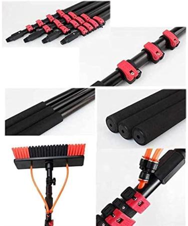 Window Cleaning Pole Water Fed Telescopic Brush Extension Rod Cleaning Equipment For Photovoltaic Panel Cleaning Trucks Windows (Color : 18ft/5.4m) (30ft/9m) - Buy Online on GoSupps.com