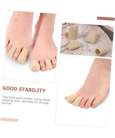 HEALEEP Silicone Toe Protectors - Breathable Toe Sleeves for Toe Care - 2pcs, 2.7x4cm - Buy Online on GoSupps.com