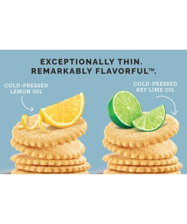 Dewey's Bakery Meyer Lemon & Key Lime Moravian Style Thin Cookies Duo Pack - 9oz (Pack of 2) | No Artificial Flavors, Colors, or Preservatives - Buy Online on GoSupps.com