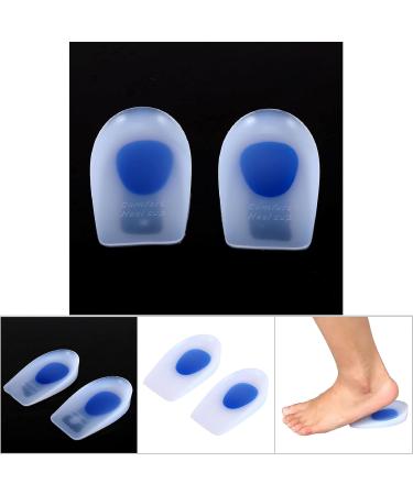 Buy Silicon Gel Heel Cup Cushion for Plantar Pain Relief - Dual Density Insoles for Maximum Support & Shock Absorption - Extra Cushioning (Size L 39-46 - Buy Online on GoSupps.com