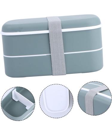Alipis 1 Set Double Layer and Double Layer Lunchbox Microwave Containers Picnic Container Lunch Box Office HG2P442VA135653 Green 15.5X8.5CM - Buy Online on GoSupps.com