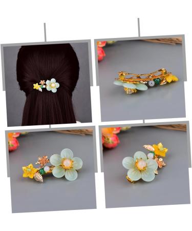 MAGICLULU Hairpin Hair Accessories Hair Clips Hair Jewelry Hair Barrettes for Women Hair Accessories for Women Flower Hair Clip - Buy Online on GoSupps.com