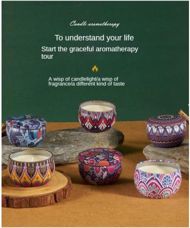 Scented Candle Gift Set | Relaxing Gifts for Women & Moms | Stress Relief Meditation Yoga Spa & Bath - Mint Aroma - Buy Online on GoSupps.com