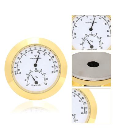 Thermohygrometer for Violin & Guitar - Gold Alloy Frame Accurate Temperature & Humidity Meter for Musical Instruments - Buy Online on GoSupps.com