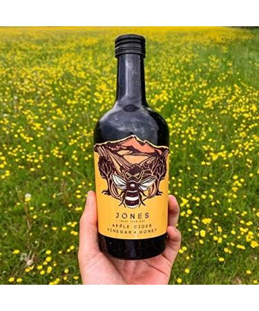 Jones Trust Your Gut Organic Apple Cider Vinegar With Honey Made With The Mother 20 Shots (500ml) - Buy Online on GoSupps.com