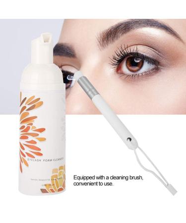 60ml Professional Eyelash Foam Cleaner Set | Tearless Eyelash Extension Cleaning Foam & Brush | Perfect for Lash Care - Buy Online on GoSupps.com