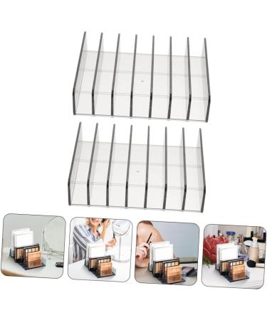 Beavorty 2pcs Holders Plastic Beauty Transparent Cosmetics Stand Holder Organizer Palettes Eyeshadow 17x12cmx2pcs As Shownx2pcs - Buy Online on GoSupps.com