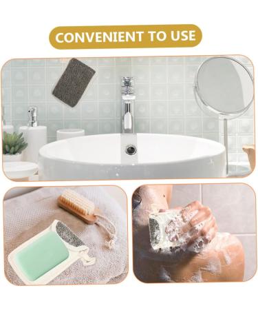 PLAFOPE 8 Pcs Black Linen Soap Bag Soap Holder Household Soap Savers Bag Cotton Soap Bags Homemade Soap Flax - Buy Online on GoSupps.com