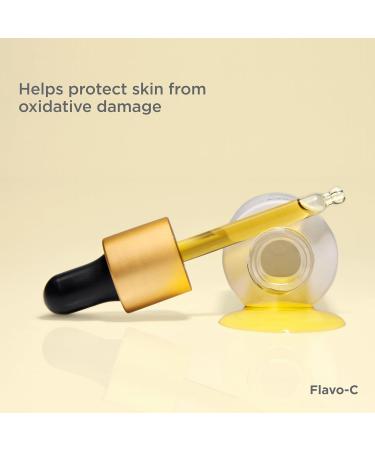 ISDIN Flavo-C Vitamin C Serum - Antioxidant Anti-Aging Benefits for Bright Elastic Skin - 1 Fl. Oz - International Shipping Available - Buy Online on GoSupps.com