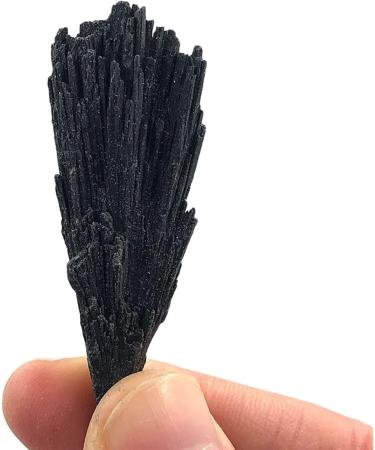 1pc Random Natural Black Tourmaline Fan Shape Crystal Quartz Cluster Specimen Stone Decoration DIY (Color : Black Size : 1pc 20-30g Random) 1pc 20-30g Random Black - Buy Online on GoSupps.com