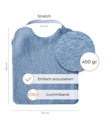 Mimuselina Pack x5 Large Baby Bibs - Waterproof Absorbent & Autonomy Focused - Made in Europe - Buy Online on GoSupps.com